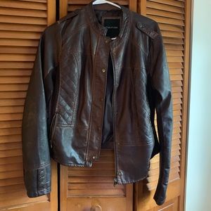 Maurice’s Brown Faux Leather Jacket!